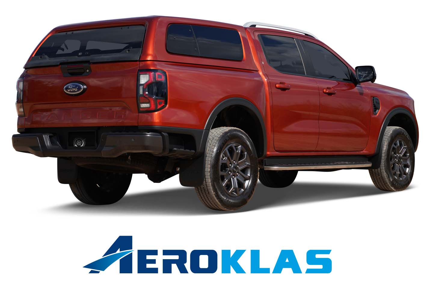 Canopy with side pop-out side windows for Ford Ranger from model year 2023 by Aeroklas