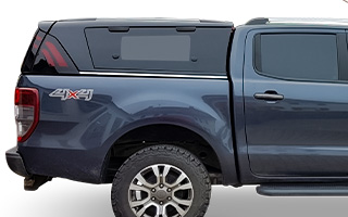 Ford Ranger steel canopy with electric locking side windows