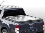 Tonneau Cover Ford Ranger XL XLT Double Cab – Mountain-Top Style HD Plus - Aluminium - hard lid bed cover with rail