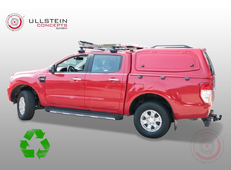 Hardtop Sammitr V2 mit seitlichen Stahlblechklappen inkl. Lackierung 