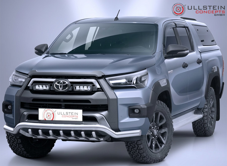 Frontschutzbügel mit Unterfahrschutz Gitter 70mm - Edelstahl