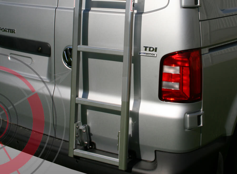 Scaletta Per Portellone Posteriore In Alluminio Per LR Defender 90 110 130 2004-2018, Pieghevole E Ruotabile 360°, Installazione Facile, Accessori Esterni
