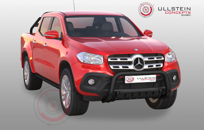 Underride protection with bull bar Mercedes X-Class