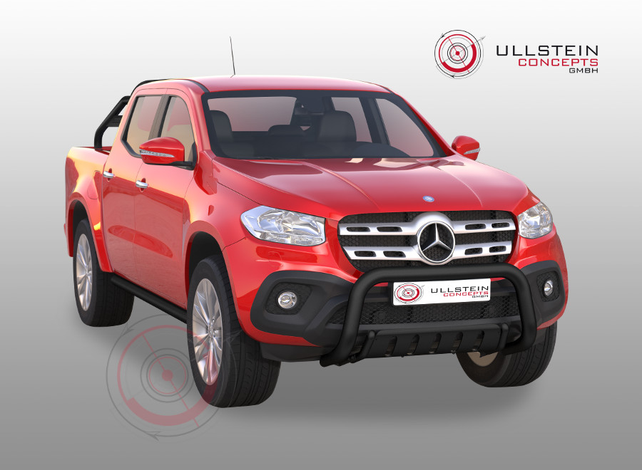 Underride protection with bull bar Mercedes X-Class