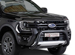 Frontbügel 76mm Edelstahl Schwarz für Ford Ranger ab 2023