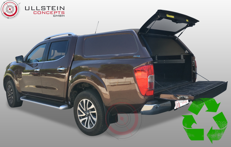 Canopy Green Top Nissan Navara NP300 double cab