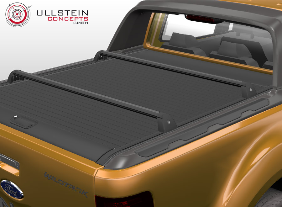 Paar Querträger schwarz