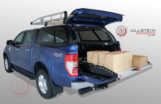 piano di carico estraibile per pick-up WORKS Standard Ford Ranger cabina doppia