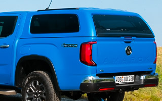 VW Amarok mit Aeroklas ABS Hardtop geschlossen