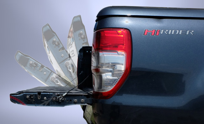 Ford Ranger Heckklappendämpfer von Aeroklas