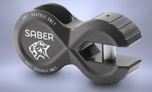 Saber 7075 Alloy Winch Shackle PRO Cerakote Grey