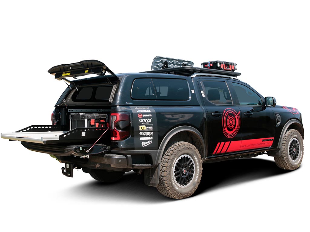 Ford Rang Umbau von Ullstein Concepts mit Yakima LocknLoad Dachträger-Plattform