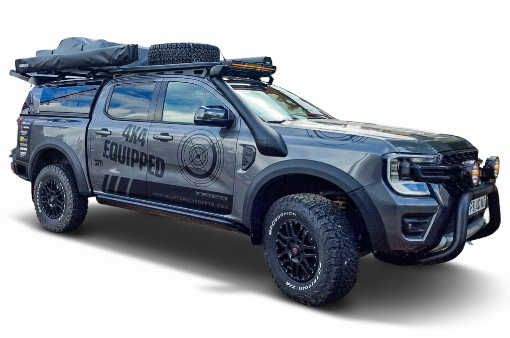 Ford Ranger Umbau von Ullstein Concepts mit zahlreichen Zubehörteilen für Offroad und Funktionalität