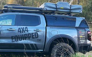 Ford Ranger Offroad Umbau von Ullstein Concepts mit Sammitr TL1 Hardtop und Offroadzubehör