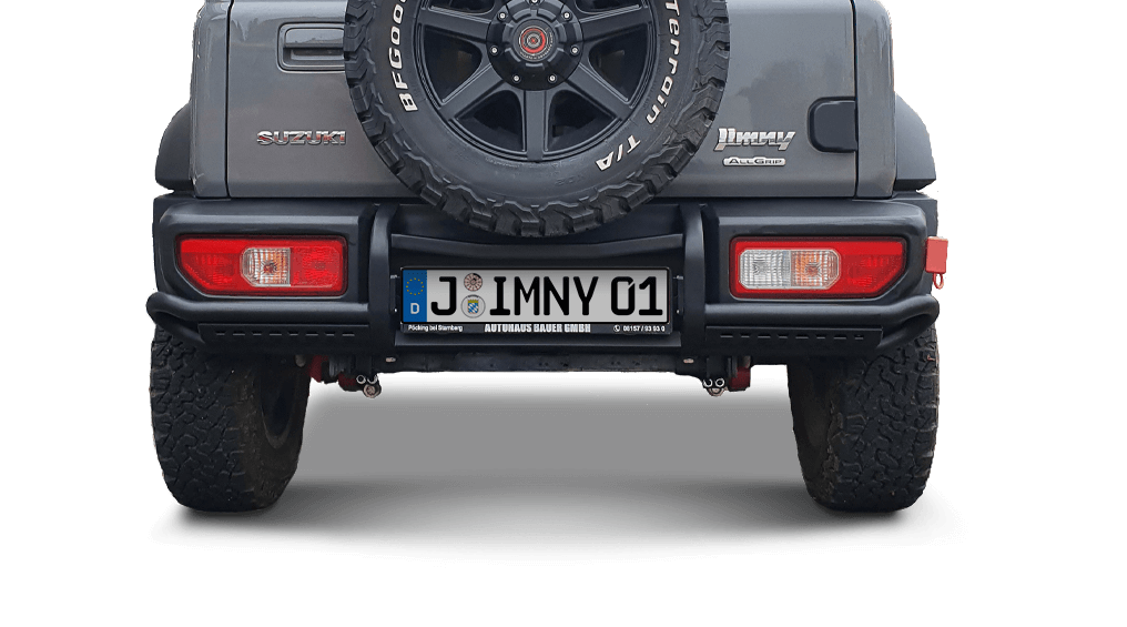 Suzuki Jimny Heckbügel CONCEPT - GJ & HJ – Edelstahl Schwarz - Ullstein  Concepts GmbH