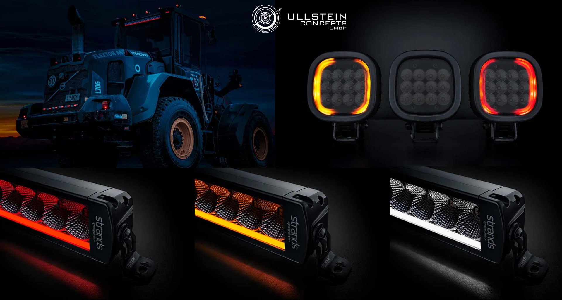 Staffe Per Fari A LED Su Montante A Per Jeep Wrangler JK 2DR/4DR 2007-2017 | Acciaio Al Carbonio | Regolabili - 2