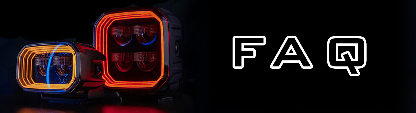 FAQ sui fari da lavoro a LED Banner con fari da lavoro a LED Strands FOR9T No Glare