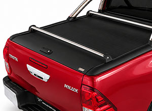 RealTruck (Mountain-Top) Roll Classic Black Edition: Black roll cover for Toyota Hilux Travo Double Cab