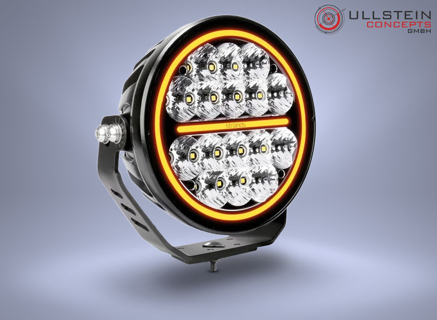 LED Arbeitsscheinwerfer, ECE R10, Gehäuse Schwarz, Rund, 12 Watt