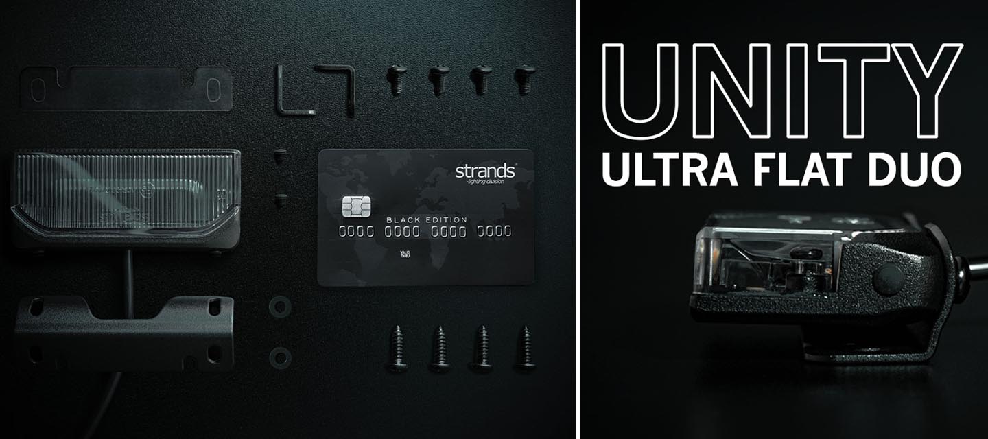 Strands Ultra Flat Duo extrem kompakter LED Arbeitsscheinwerfer