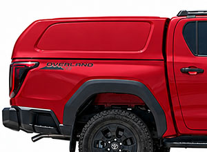 Aeroklas Canopy Green-Top Commercial w/o side sindows for Toyota Hilux DC